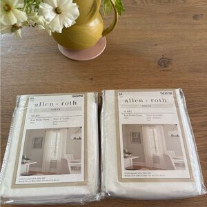 Allen + Roth Sheer Curtain Panels